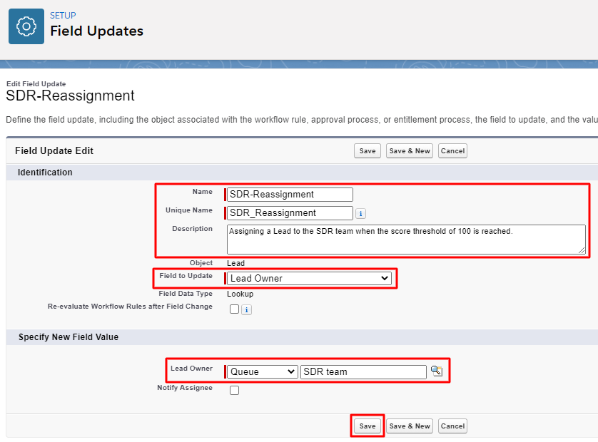 Workflow rule schritt 5